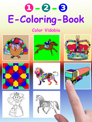 First - E-Coloring-Book Cover
